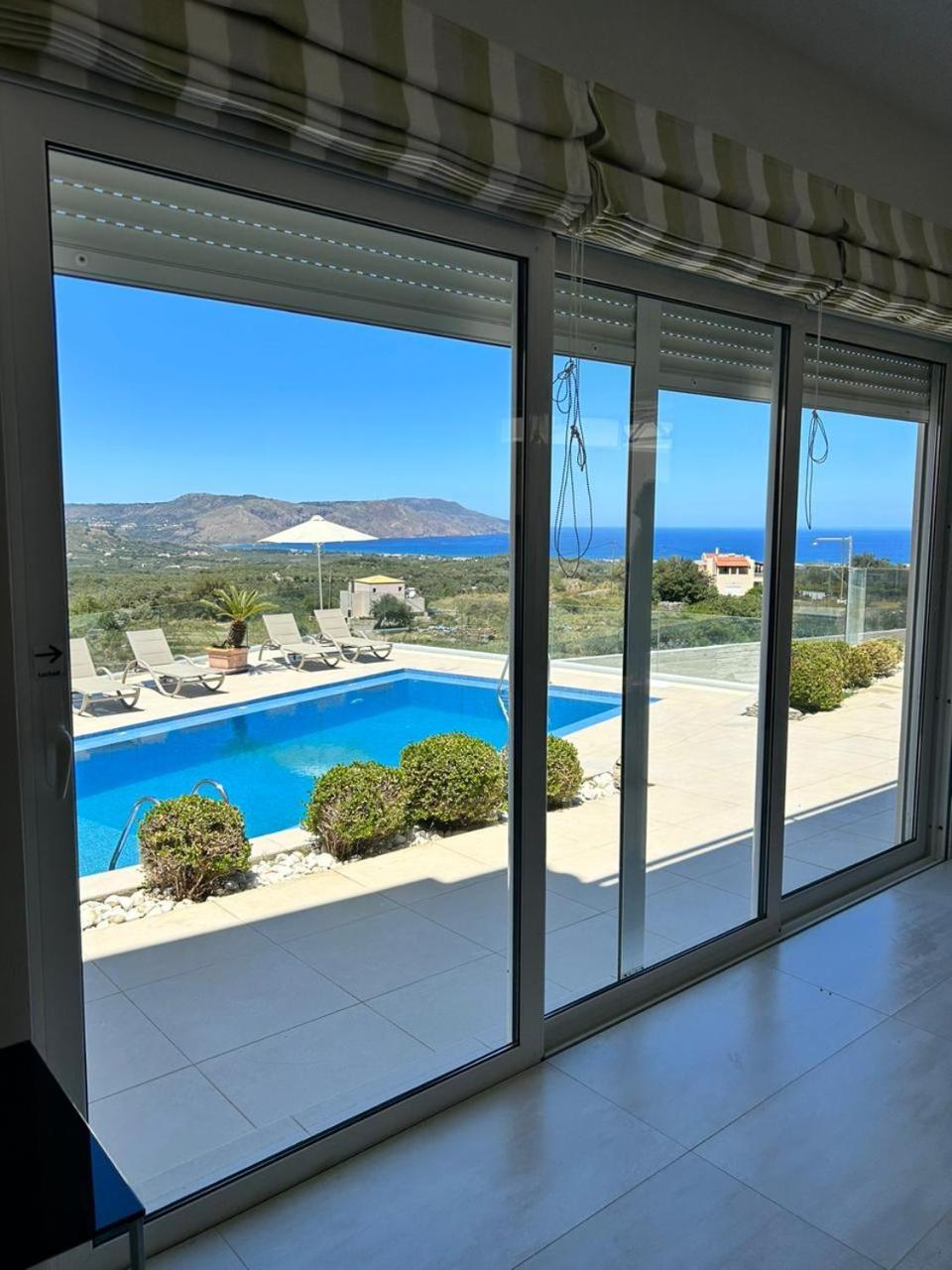 Villa Vuna - Private Pool -Sea View Chania  Exterior photo