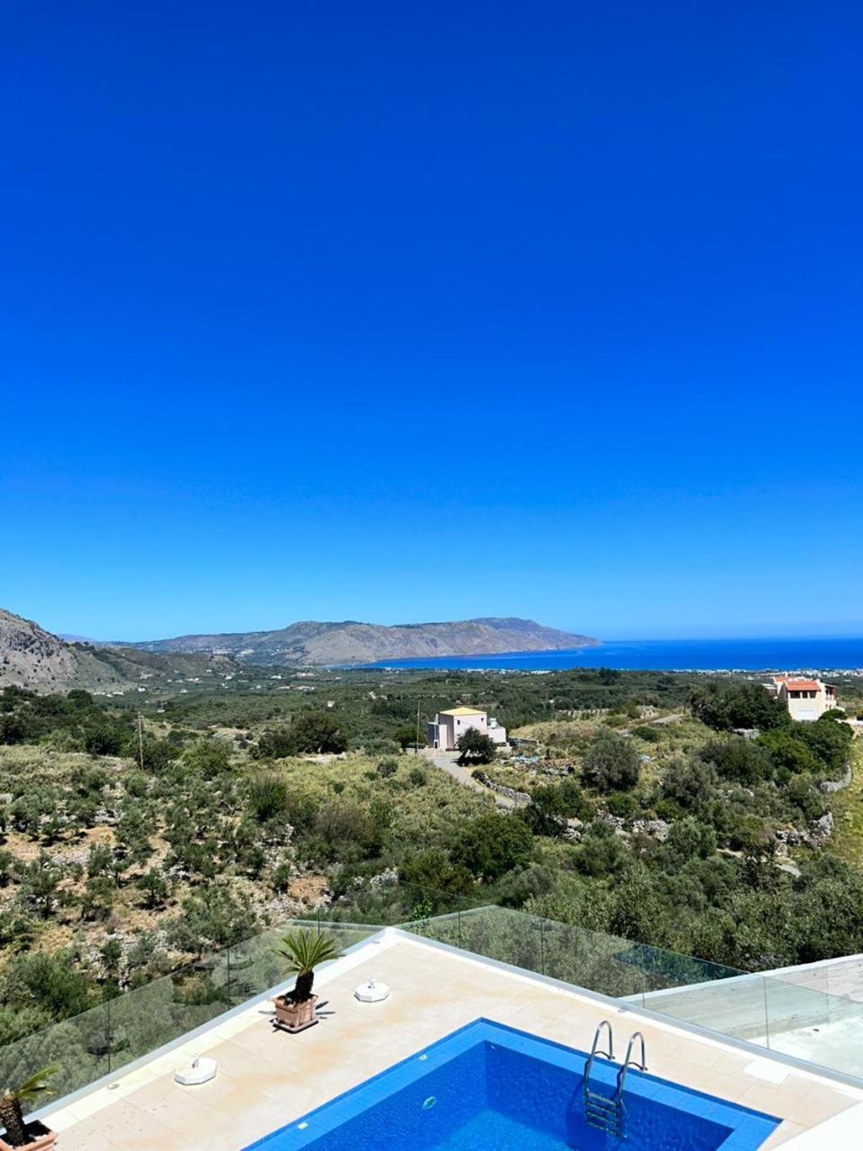 Villa Vuna - Private Pool -Sea View Chania  Exterior photo