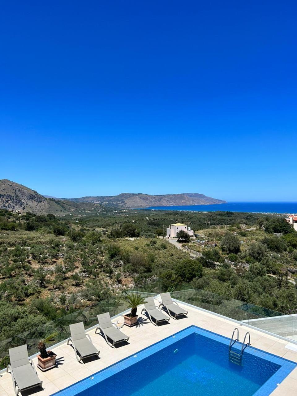 Villa Vuna - Private Pool -Sea View Chania  Exterior photo